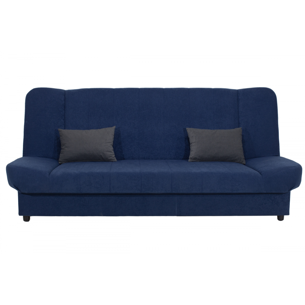 Kαναπές-κρεβάτι "TIKO" τριθέσιος υφασμάτινος σε μπλέ σκούρο χρώμα 198x85x90