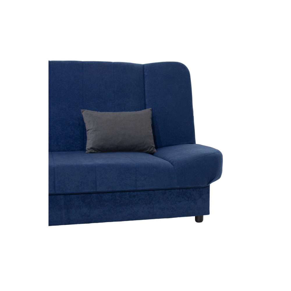 Kαναπές-κρεβάτι "TIKO" τριθέσιος υφασμάτινος σε μπλέ σκούρο χρώμα 198x85x90