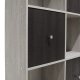 Bιβλιοθήκη "BONITO" σε χρώμα λευκό wash-βέγγε emboss 119,5x30x140