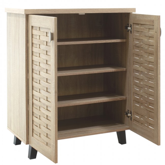 Παπουτσοθήκη-ντουλάπι "MANTAM" σε χρώμα σονόμα 78x40x92