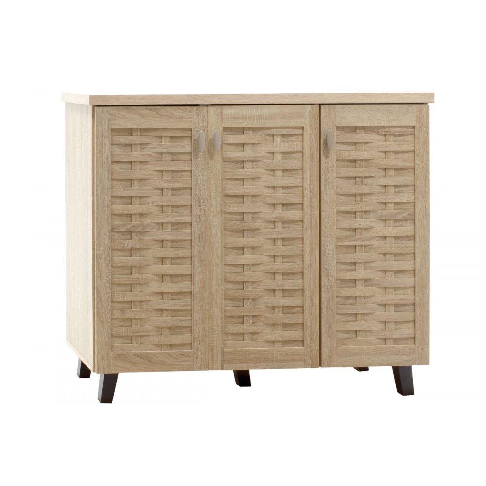 Παπουτσοθήκη-ντουλάπι "MANTAM" σε χρώμα σονόμα 115,5x40x92