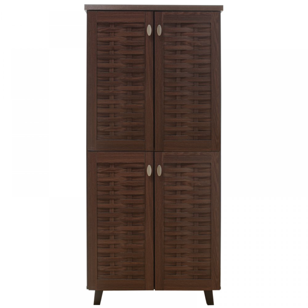 Παπουτσοθήκη-ντουλάπα "MANTAM" σε χρώμα καρυδί 78x40x170,5