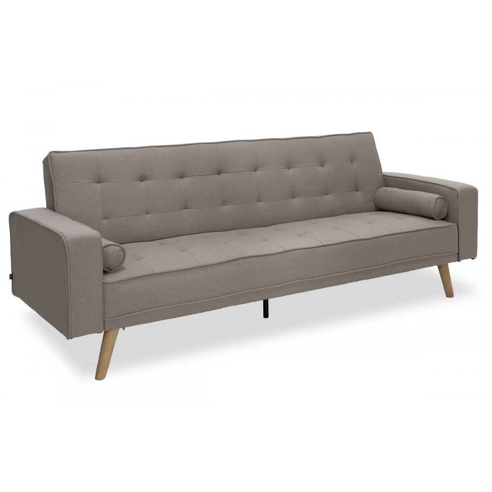 Kαναπές-κρεβάτι "LATINA" με ύφασμα σε χρώμα μπεζ 217x75x84