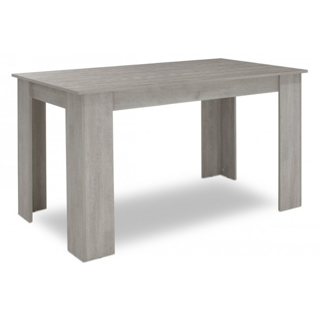 Τραπέζι "Jason" σε χρώμα white wash 150x80x76,5