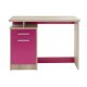 Γραφείο παιδικό "LOONEY" σε χρώμα castillo-ροζ 100x55x75