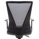 Πολυθρόνα εργασίας "GHOST" υφασμάτινη σε χρώμα μαύρο/γκρι 61x53x93