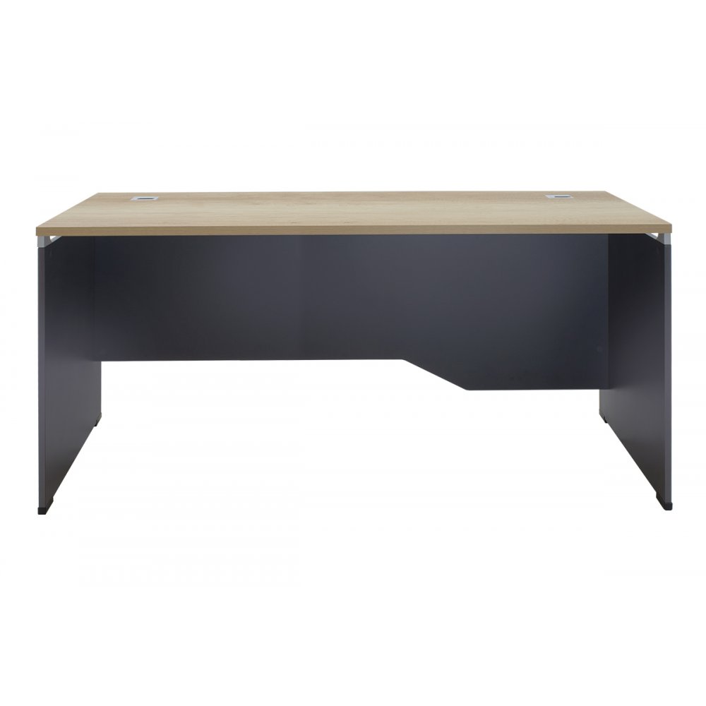 Γραφείο επαγγελματικό "LOTUS" σε χρώμα φυσικό/ανθρακί 180x80x75