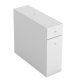 Συρταριέρα πολυμορφική μπάνιου "PWF-0010" χρώμα λευκό 19x60x55