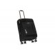 Σετ βαλίτσες 2τμχ "ADVENTURE" από ύφασμα σε χρώμα μαύρο 43x26x70