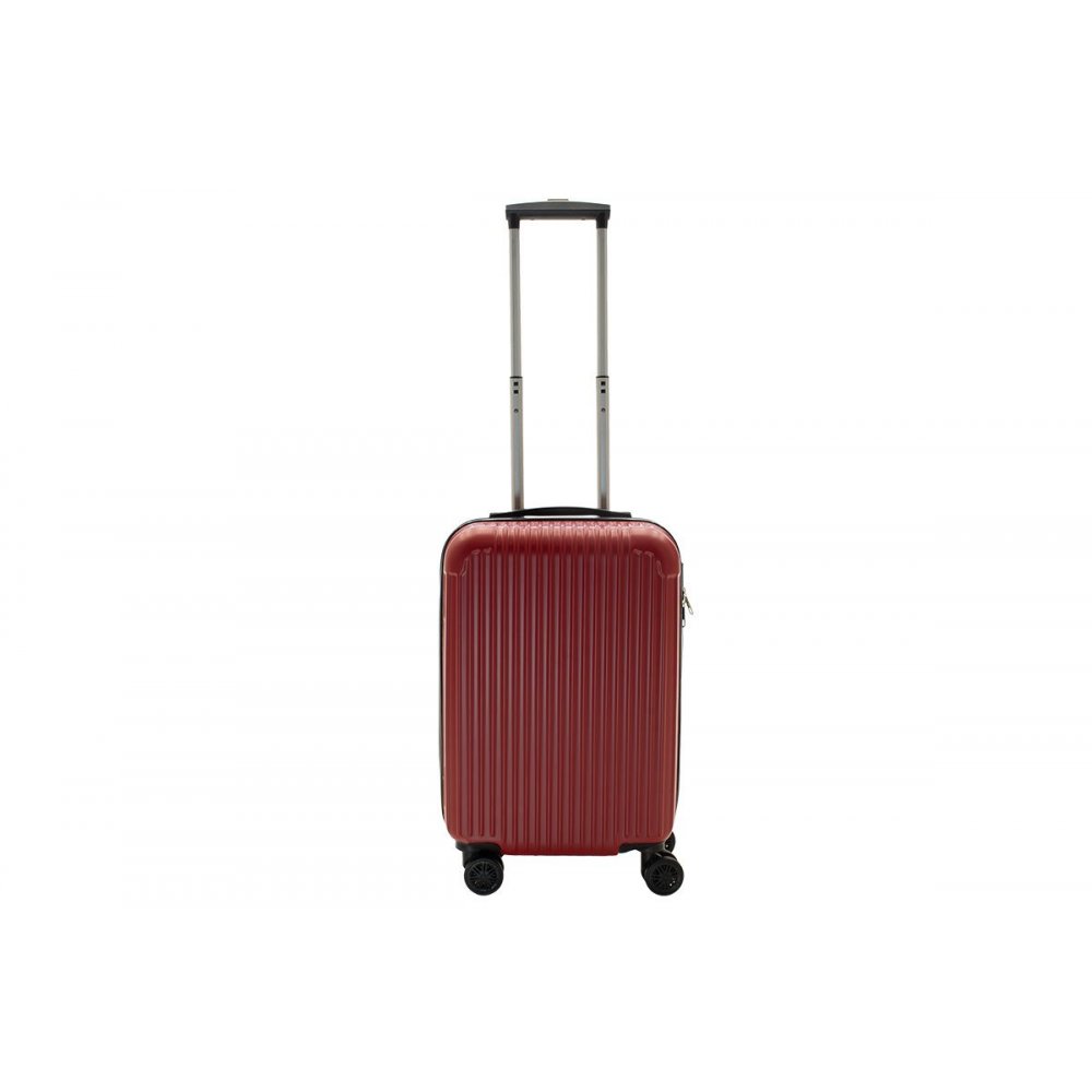 Βαλίτσα καμπίνας "LIDO" με σκληρό περίβλημα σε χρώμα κόκκινο 35x23x56