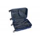Βαλίτσα καμπίνας "LINE" με ρόδες σκληρή από ABS σε χρώμα μπλε 40x22x55