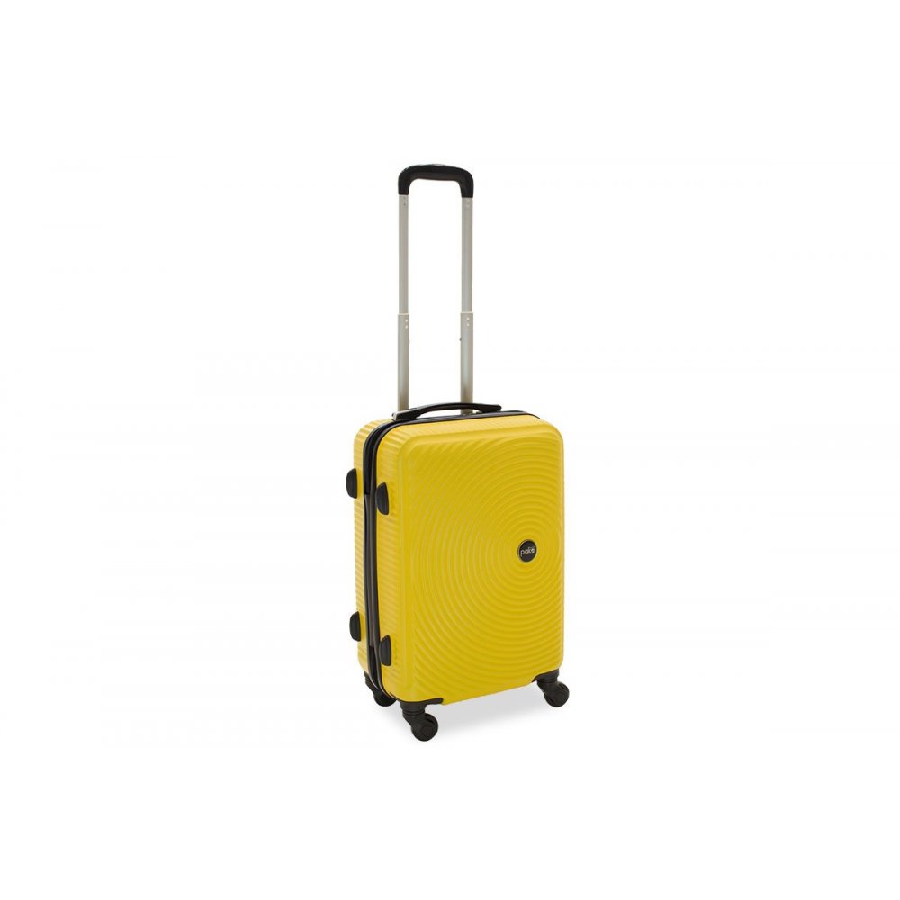 Βαλίτσα καμπίνας "POLAR" με σκληρό περίβλημα σε χρώμα κίτρινο 38x22,5x57