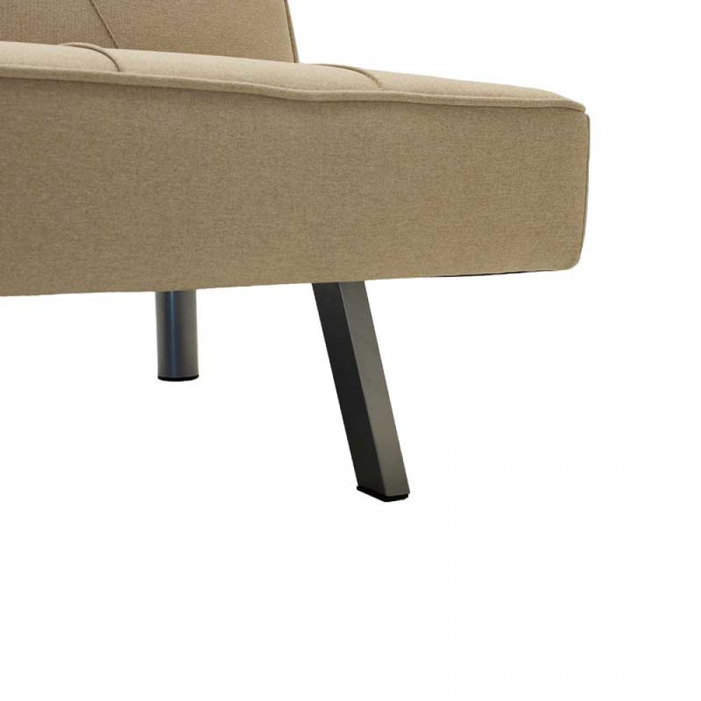 Καναπές-κρεβάτι "TRAVIS" υφασμάτινος σε χρώμα μπεζ 175x83x74