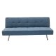 Καναπές-κρεβάτι "TRAVIS" υφασμάτινος σε χρώμα ανοιχτό μπλε 175x83x74