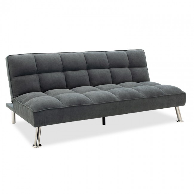 Καναπές-κρεβάτι "REBEL" υφασμάτινος σε χρώμα ανθρακί 189x92x82