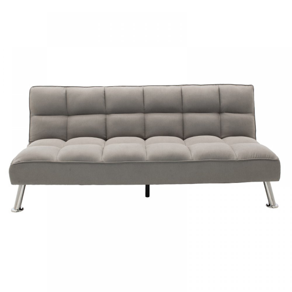 Καναπές-κρεβάτι "REBEL" υφασμάτινος σε χρώμα γκρι ανοιχτό 189x92x82