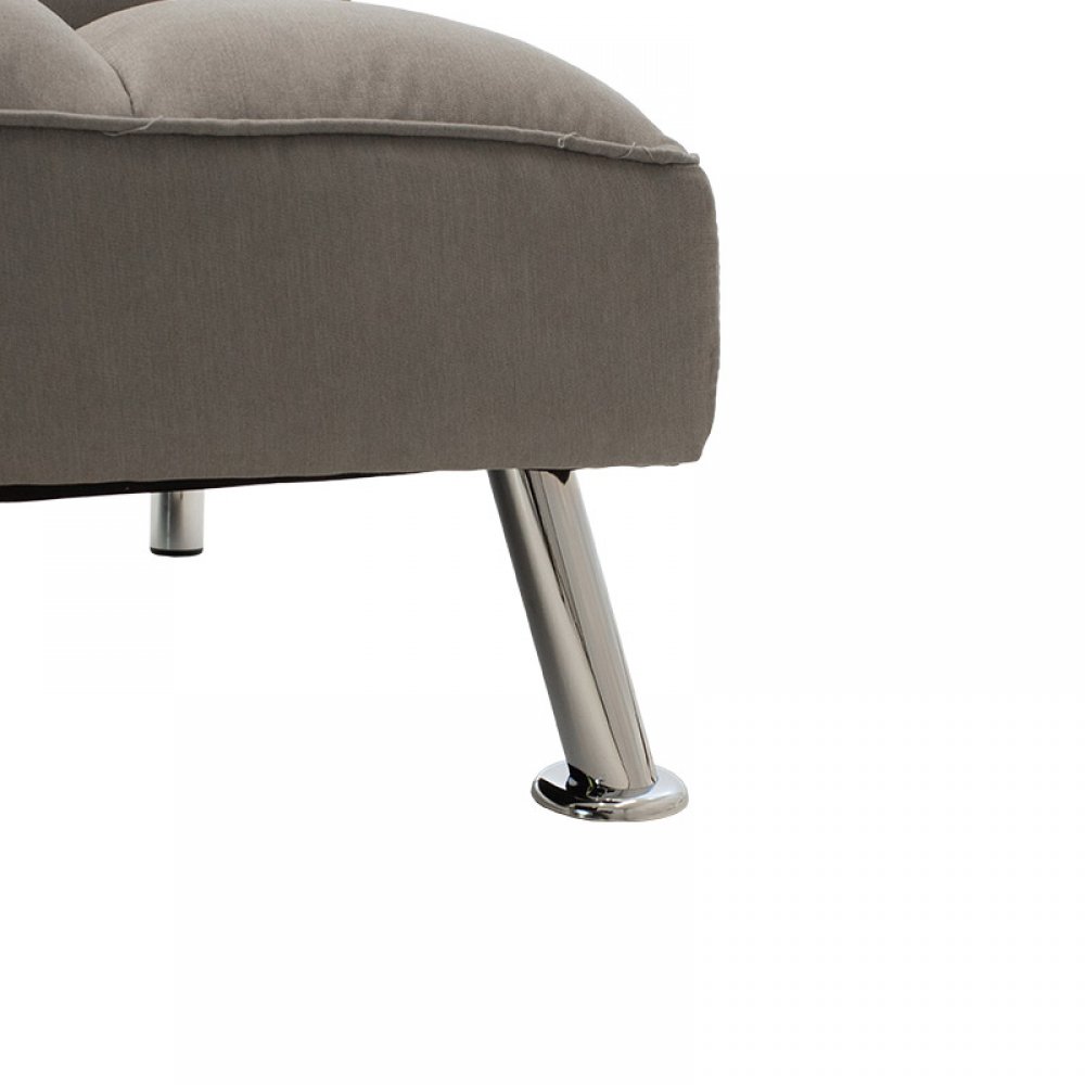 Καναπές-κρεβάτι "REBEL" υφασμάτινος σε χρώμα γκρι ανοιχτό 189x92x82