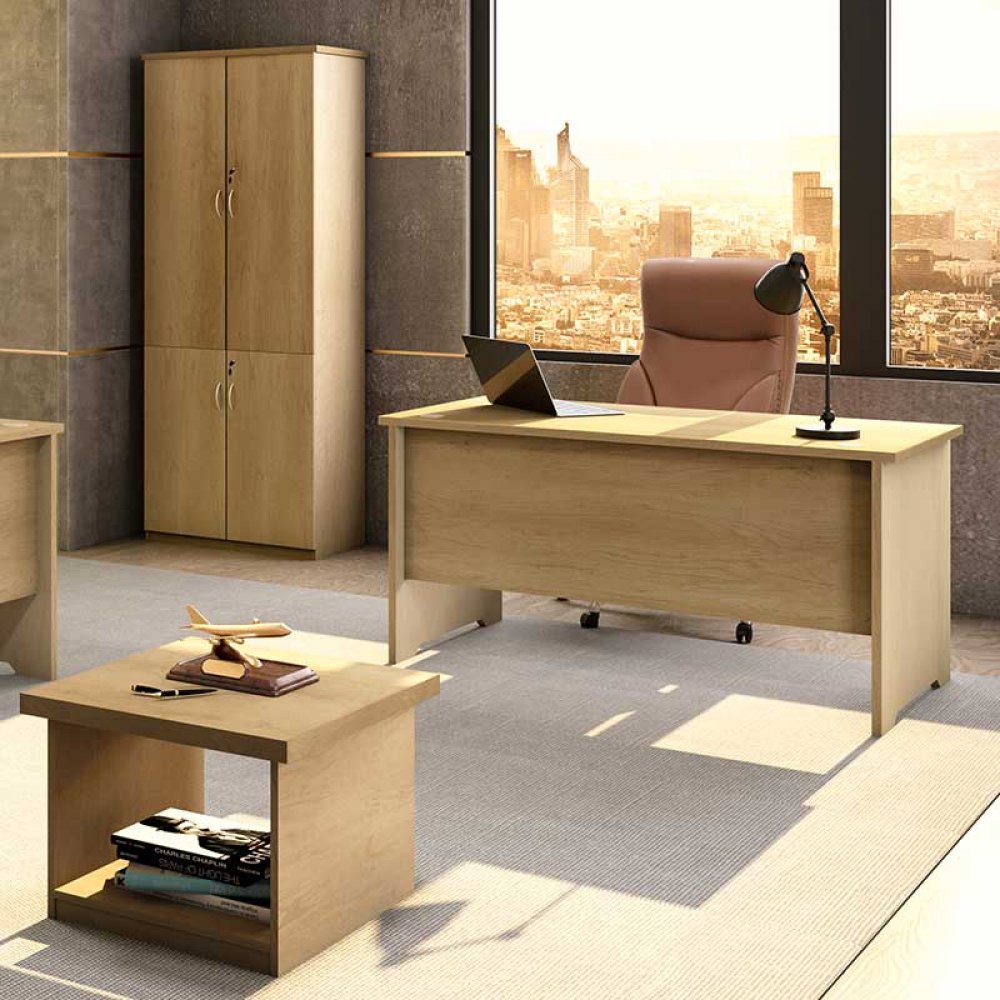 Γραφείο επαγγελματικό "AMAZON" σε χρώμα σονόμα 150x75x75