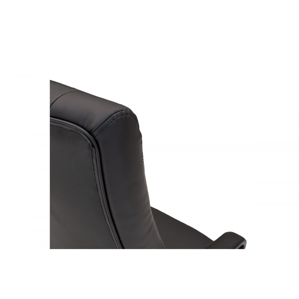 Καρέκλα γραφείου διευθυντή "ROBY" από pu σε χρώμα μαύρο 62x69x102/110