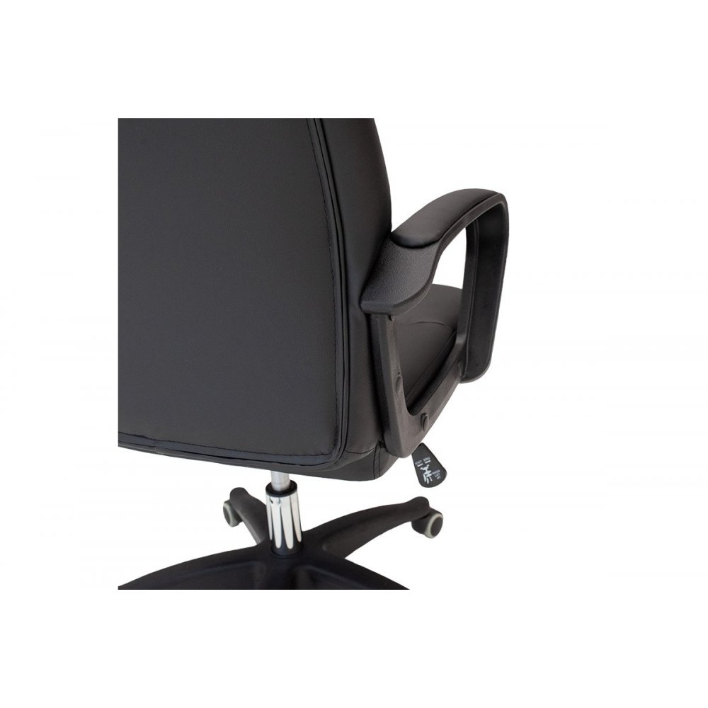 Καρέκλα γραφείου διευθυντή "ROBY" από pu σε χρώμα μαύρο 62x69x102/110