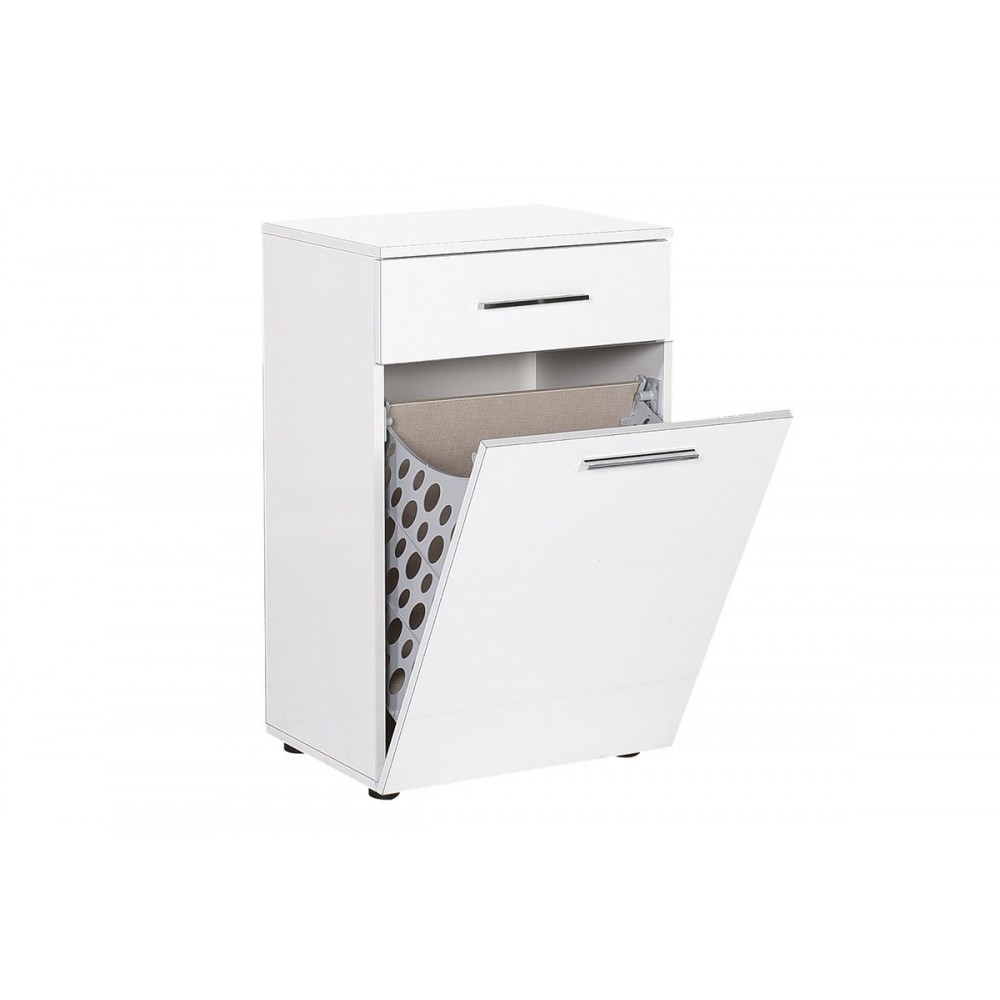 Ντουλάπι μπάνιου "CHAD" σε λευκό gloss χρώμα 52x38x83