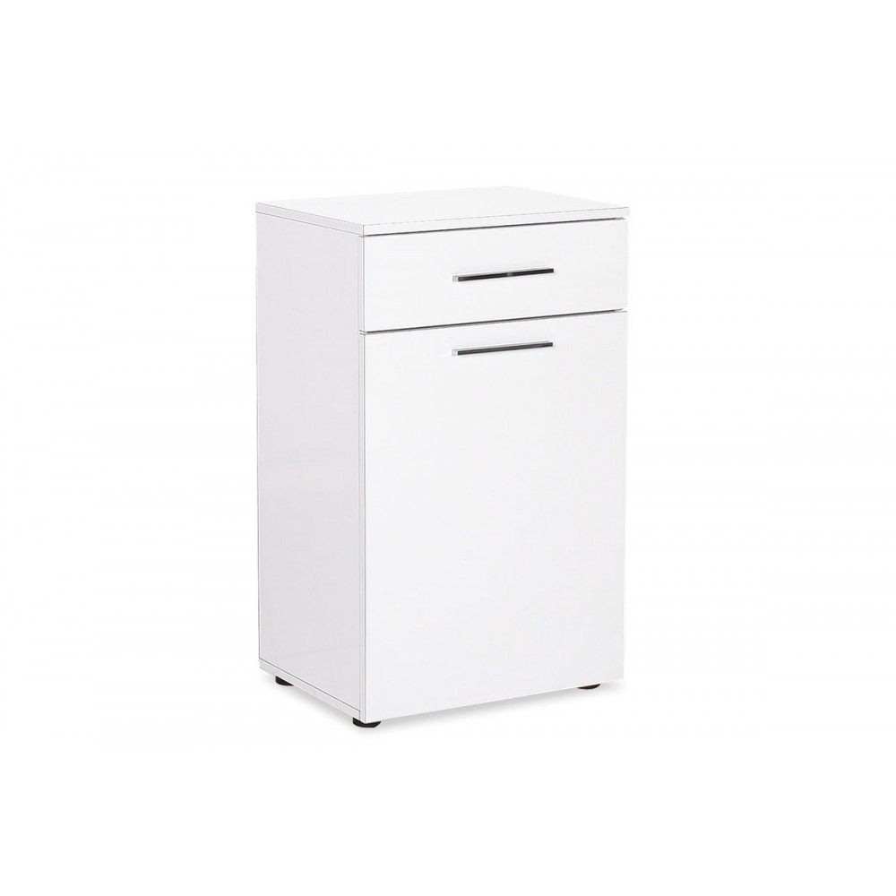 Ντουλάπι μπάνιου "CHAD" σε λευκό gloss χρώμα 52x38x83