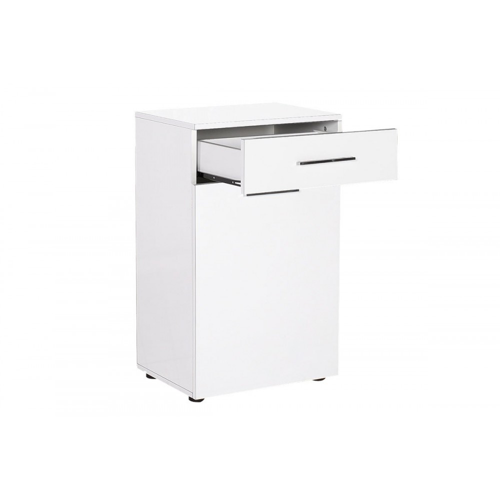 Ντουλάπι μπάνιου "CHAD" σε λευκό gloss χρώμα 52x38x83