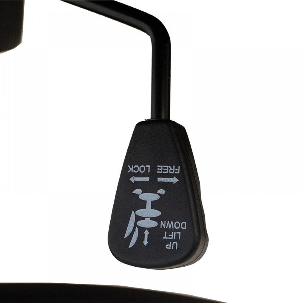 Πολυθρόνα γραφείου διευθυντή "BEAR" από τεχνόδερμα σε χρώμα antique ταμπά/μαύρο 65x79x115/123