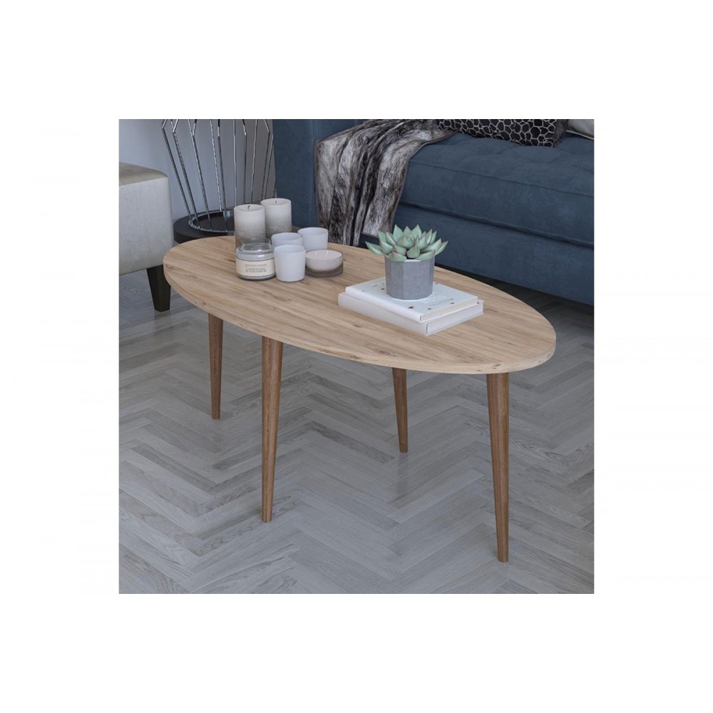 Τραπέζι σαλονιού "BARTON" σε sonoma-καφέ χρώμα 90x45x40