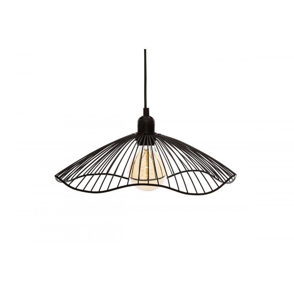 Μονόφωτο φωτιστικό "GALT" από μέταλλο σε μαύρο χρώμα Φ34x15.5