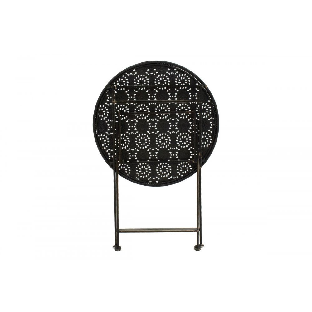 Σετ κήπου "DRILL" 3τμχ από μέταλλο σε χάλκινο αντικέ χρώμα  Φ60x94