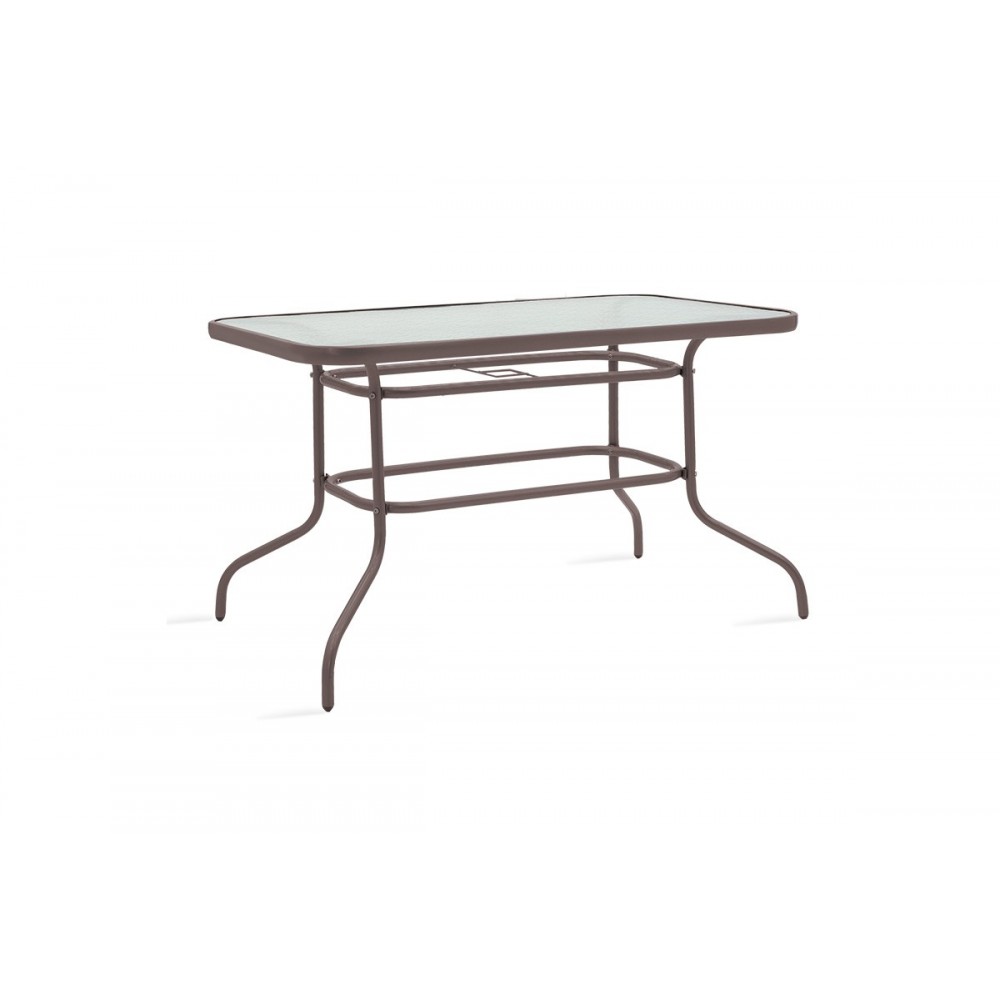 Τραπεζαρία Κήπου Valor-Calan Σετ 7Τεμ Pakoworld Μέταλλο-Tex