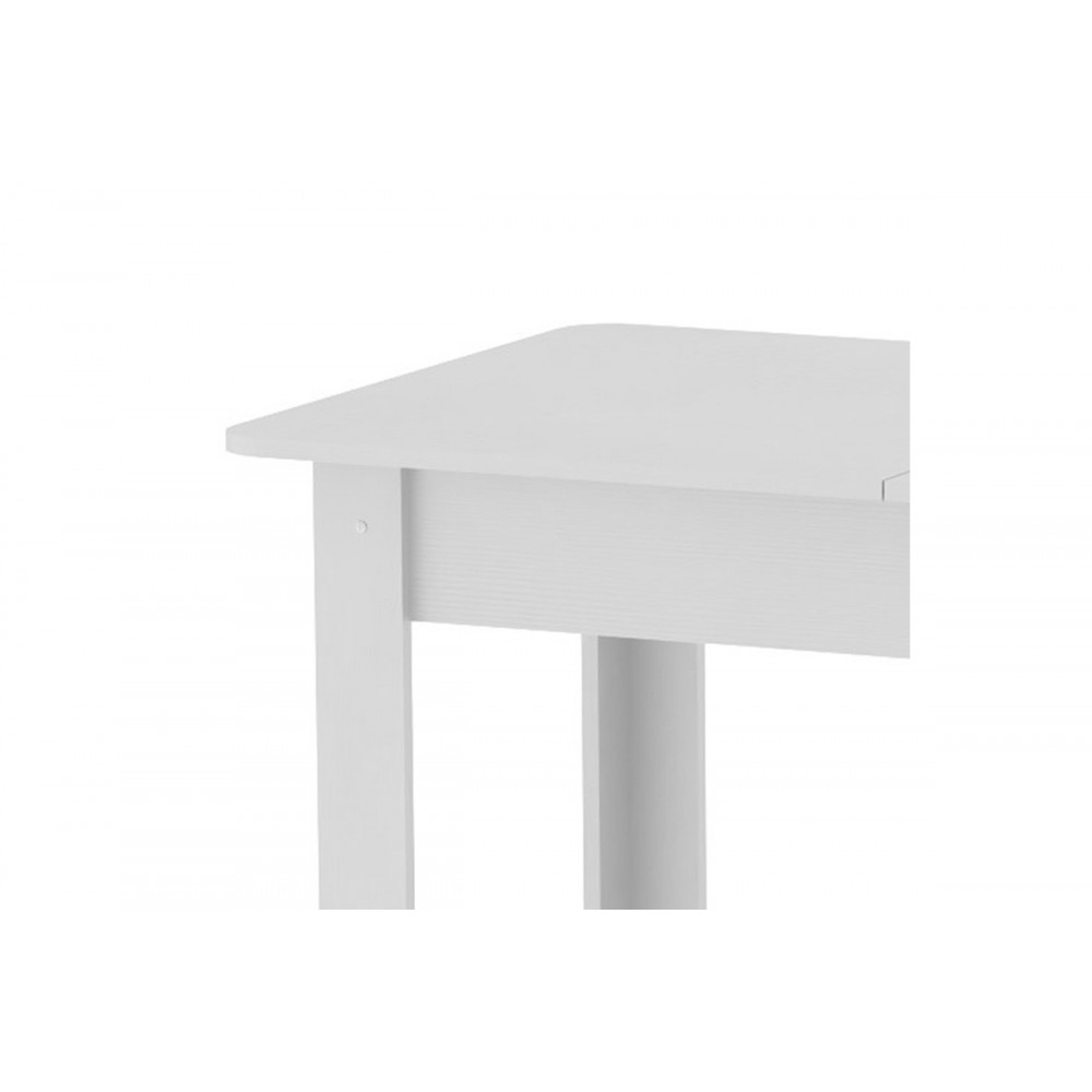 Τραπέζι "QUIIN" επεκτεινόμενο σε λευκό χρώμα 120x70x73.5