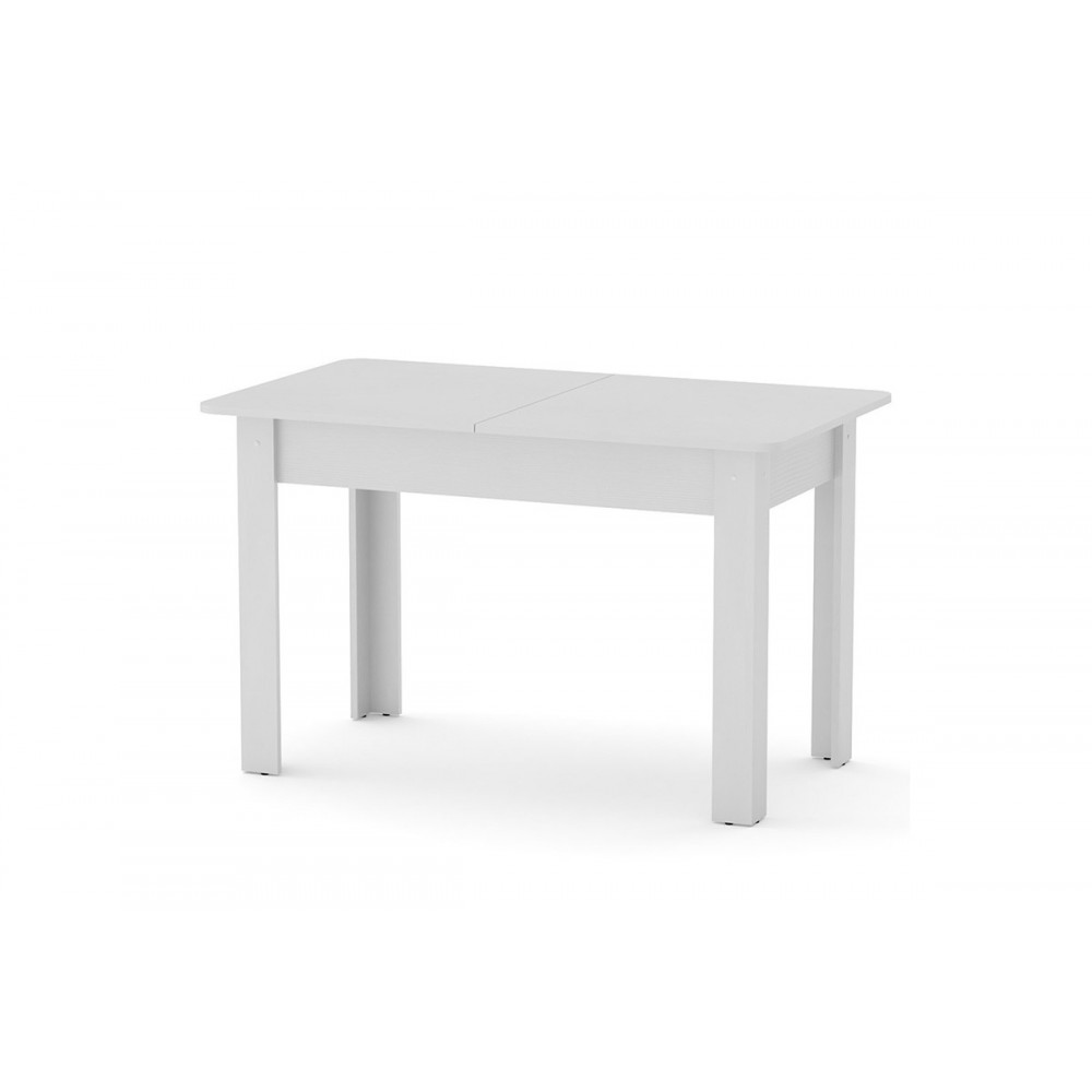 Τραπέζι "QUIIN" επεκτεινόμενο σε λευκό χρώμα 120x70x73.5