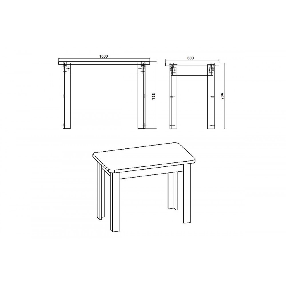 Τραπέζι "CELESTE" σε sonoma χρώμα 100x60x73.5