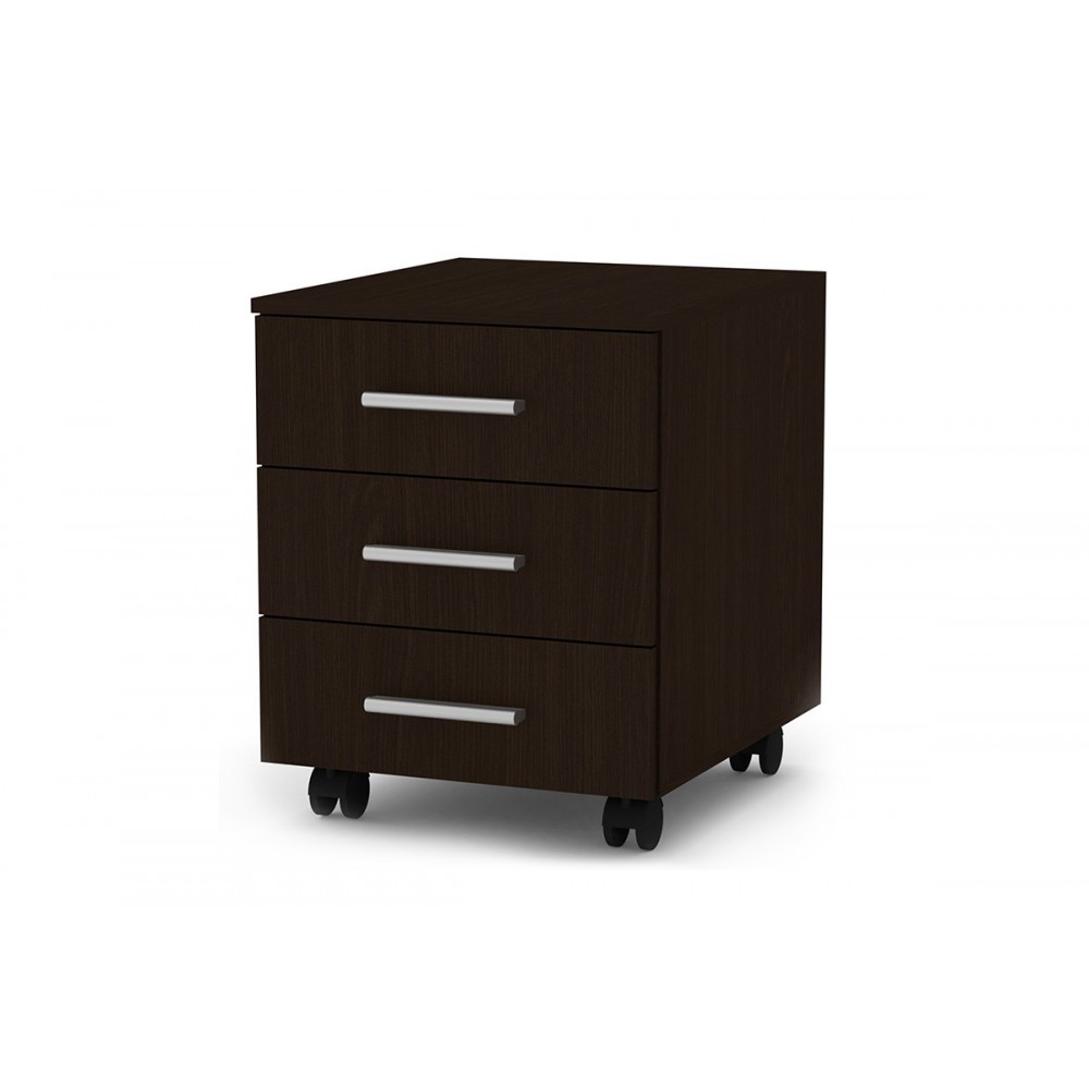 Συρταριέρα "LUKE" τροχήλατη σε βέγγε χρώμα 40x48.5x53.5