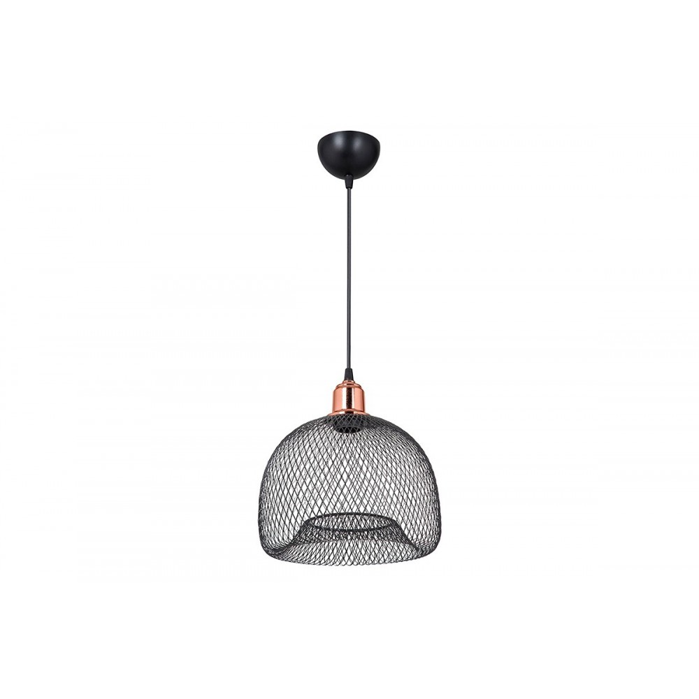 Φωτιστικό "PWL-1024" μονόφωτο από μέταλλο σε μαύρο/χρυσό χρώμα Ε27 Φ26x60