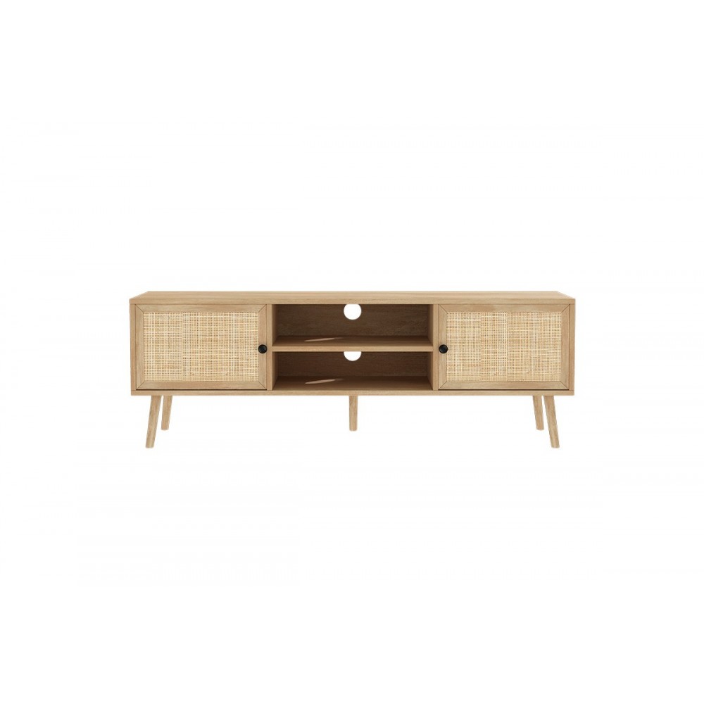 Έπιπλο τηλεόρασης "OSLO" σε χρώμα σονόμα 150x39x49