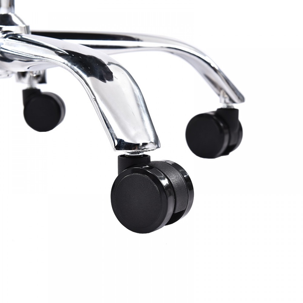 Πολυθρόνα γραφείου εργασίας "XAVER" σε χρώμα βελούδο γκρι 55x54x80/94