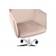 Πολυθρόνα γραφείου εργασίας "XEVER" σε χρώμα βελούδο ροζ 55x54x80/94