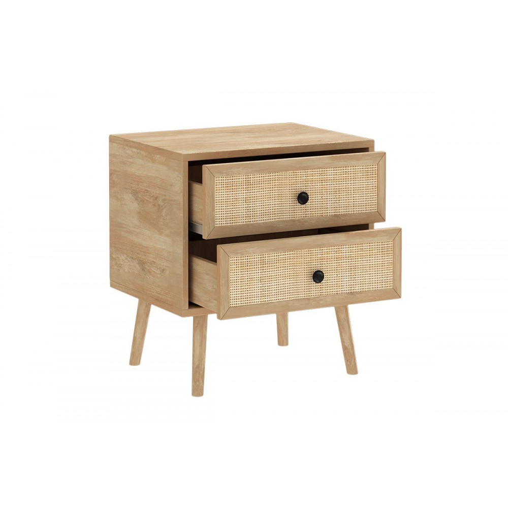 Κομοδίνο "OSLO" σε χρώμα sonoma 50x39x55