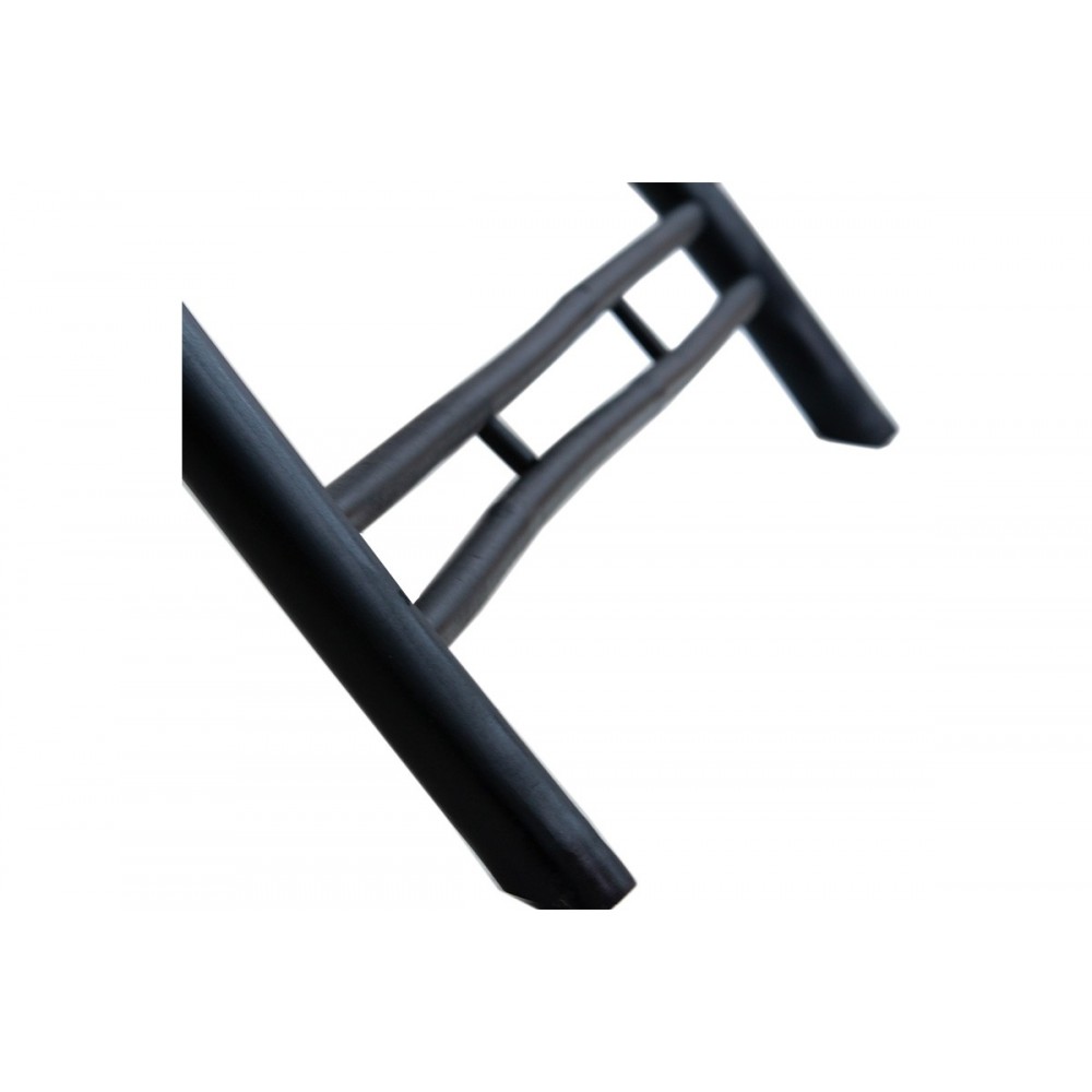 Τραπέζι "BADOU" πτυσσόμενο από μπαμπού σε μαύρο χρώμα 150x80x77