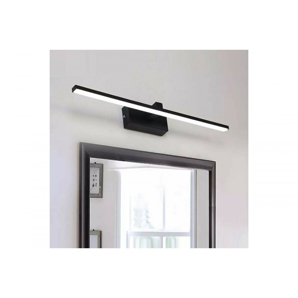 Απλίκα "PWL-01054" από μέταλλο σε μαύρο χρώμα LED 6W 50x10x10