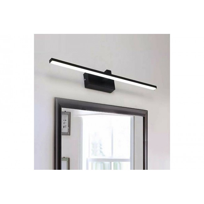 Απλίκα "PWL-01054" από μέταλλο σε μαύρο χρώμα LED 6W 50x10x10