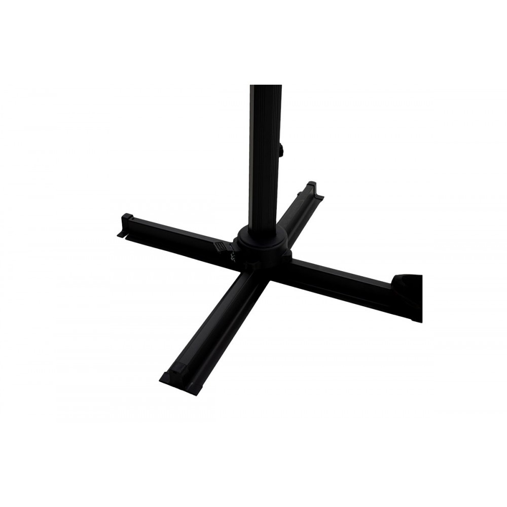 Ομπρέλα κρεμαστή "RAFFAELLA" από αλουμίνιο/πολυεστέρα σε ανθρακί χρώμα Φ300x274