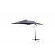 Ομπρέλα κρεμαστή "RAFFAELLA" από αλουμίνιο/πολυεστέρα σε ανθρακί χρώμα Φ300x274