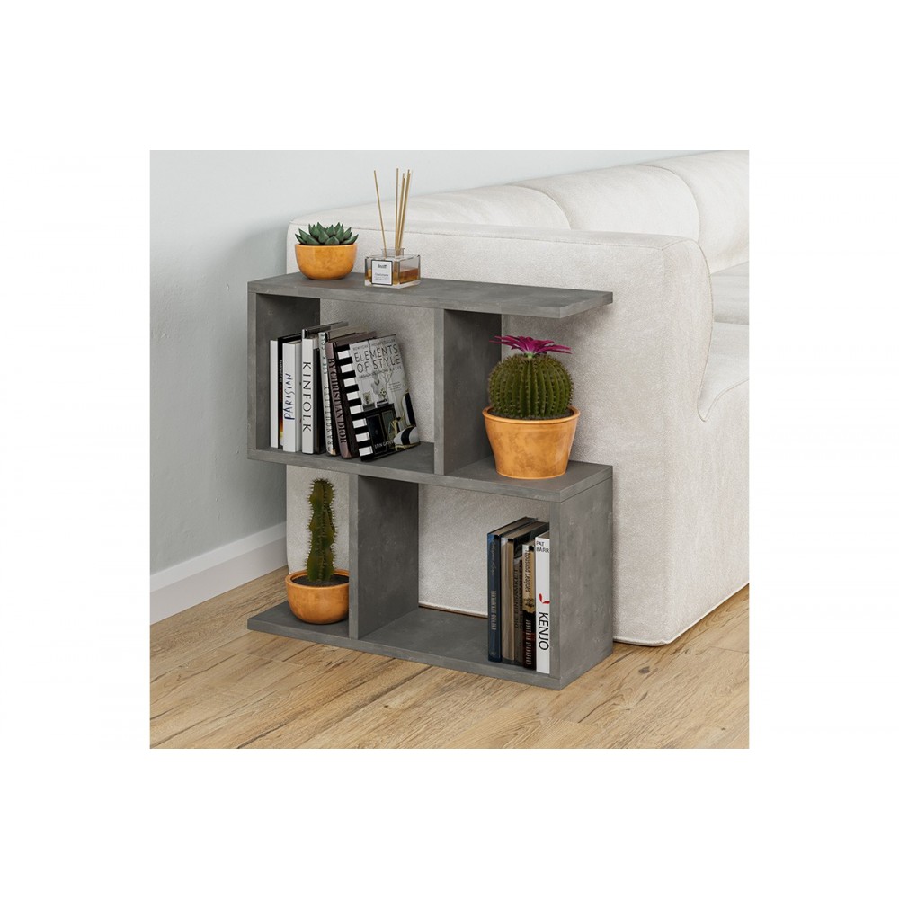 Τραπέζι βοηθητικό "HOMEMANIA" σε γκρι χρώμα 60x20x60