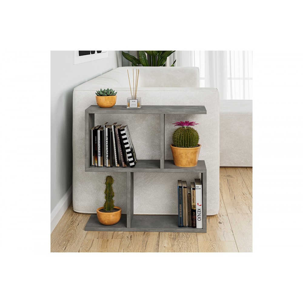 Τραπέζι βοηθητικό "HOMEMANIA" σε γκρι χρώμα 60x20x60