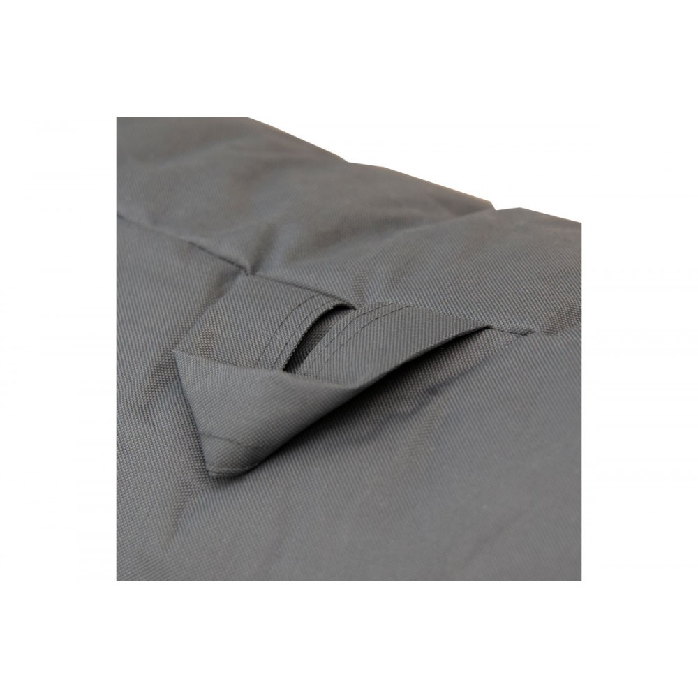 Πουφ-κρεβάτι "PWF-0558" από ύφασμα σε γκρι χρώμα 57x84x75