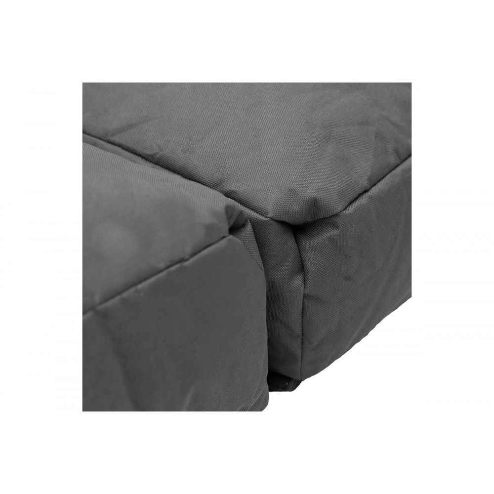 Πουφ-κρεβάτι "PWF-0558" από ύφασμα σε γκρι χρώμα 57x84x75